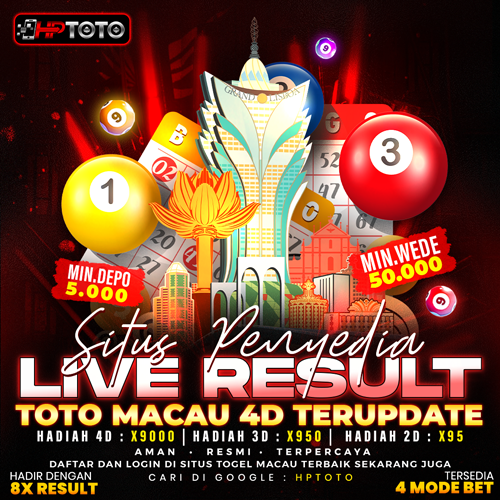 HPTOTO | Situs Penyedia Live Result Toto Macau 4D Terupdate